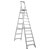 Sealey AXL12 Aluminium Step Ladder 12-Tread Industrial BS 2037/1