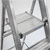 Sealey AXL12 Aluminium Step Ladder 12-Tread Industrial BS 2037/1