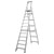 Sealey AXL12 Aluminium Step Ladder 12-Tread Industrial BS 2037/1