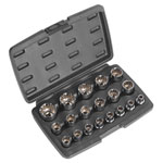 Sealey AK70619 Socket Set 19pc 1/2Sq Drive Total Drive®