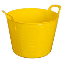 Sealey SFT40Y Heavy-Duty Flexi Tub 40ltr - Yellow