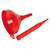 Sealey F2F Flexi-Spout Funnel Medium 200mm with Filter