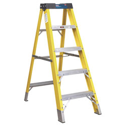 Sealey FSL5 Fibreglass Step Ladder 4-Tread EN 131