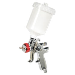 Sealey HVLP746 HVLP Gravity Feed Spray Gun 1.3mm Set-Up