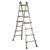 Sealey AFPL3 Aluminium Telescopic Ladder 4-Way EN 131 Adjustable Height