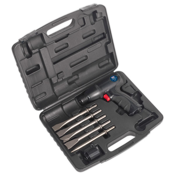 Sealey SA613 Air Hammer Kit Composite Premier - Medium Stroke