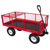 Sealey CST806 Platform Truck with Sides Pneumatic Tyres 450kg Capacity