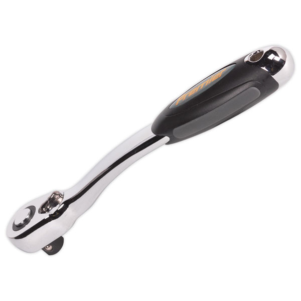Sealey Ratchet Wrench 1/2" Sq. Drive Offset Pear-head with Flip Reverse