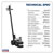 Sealey YAJ15-30 Air Operated Jack 15-30tonne Telescopic