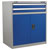 Sealey API8810 Industrial Cabinet 2 Drawer & 1 Shelf Double Locker