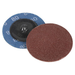 Sealey PTCQC5080 Quick Change Sanding Disc Ø50mm 80Grit Pack of 10