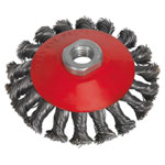 Sealey CWB100 Conical Wire Brush Ø100mm M10 x 1.5mm
