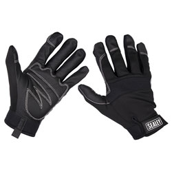 Sealey MG798L Mechanic's Gloves Light Palm Tactouch - Large