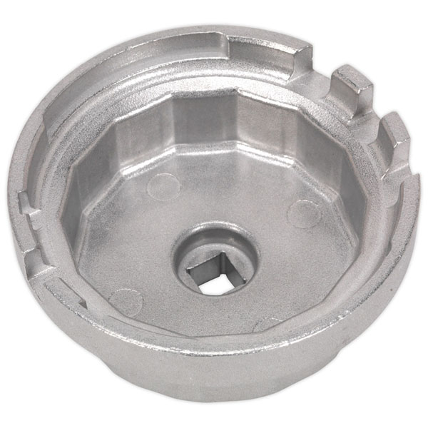 Sealey VS7112 Oil Filter Cap Wrench 64.5mm x 14 Flutes - Lexus/Toyota