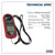 Sealey TA070 Anemometer Handheld Wind Speed Measuring Device Battery Powered