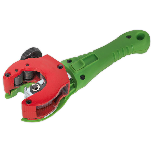 Sealey AK5065 Ratcheting Pipe Cutter 2-in-1 Ø6-28mm