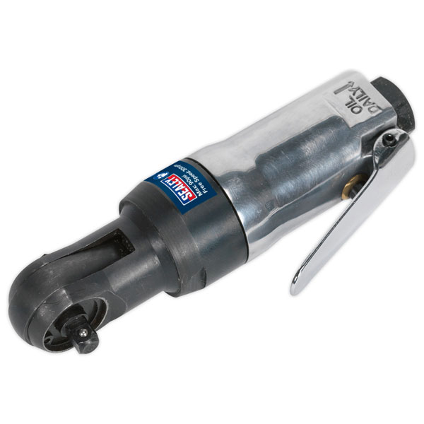 Sealey SA231 Air Ratchet Wrench 3/8"Sq Drive Super Stubby