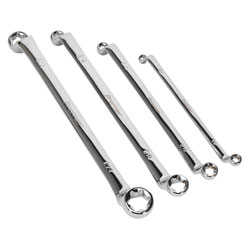 Sealey AK558 TRX-Star* Double End Ring Spanner Set Deep Offset 4pc