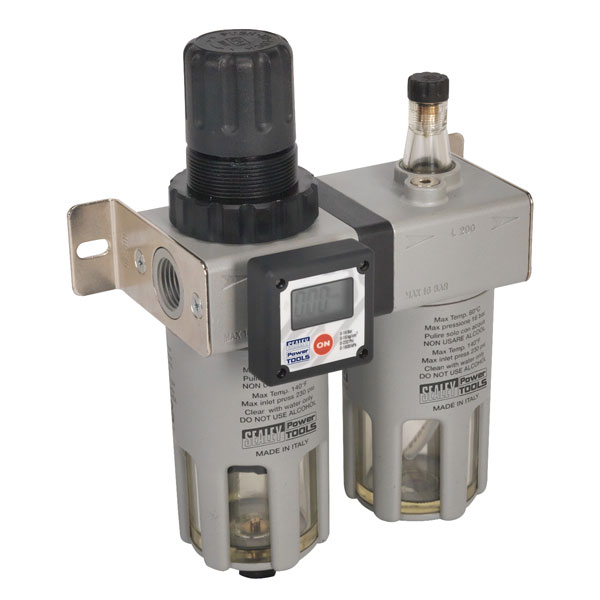 Sealey SA406 Professional Air Filter/Regulator/Lubricator Digital