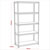 Sealey AP7200 Racking Unit 5 Level 200kg Capacity Per Level