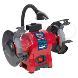 Sealey BG150WL Bench Grinder 150mm with Work Light 250W/230V