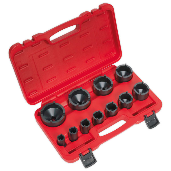 Sealey CV025 Ball Joint Socket Set 11pc 1/2"Sq Drive