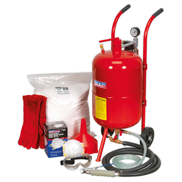 Sealey SBKIT Shot & Soda Blasting Kit