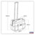 Sealey AP512 Tool Storage Bag on Wheels 450mm Heavy-Duty