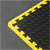 Sealey MIC1218Y3 Interlocking Comfort Workshop Mat 1240 x 1825mm - Hi-Vis Edges