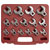 Sealey AK59891 Crow's Foot Open End Spanner Set 15pc 3/8Sq Drive Metric