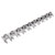 Sealey AK5989 Crow's Foot Open End Spanner Set 10pc 3/8Sq Drive Metric