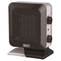 Sealey CH2013 Ceramic Fan Heater 1400W/230V 2 Heat Settings