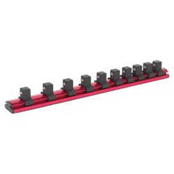 Sealey AK27084 Socket Retaining Rail Magnetic 1/2Sq Drive 10 Clips