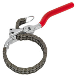 Sealey VS936 Oil Filter Chain Wrench Ø60-105mm