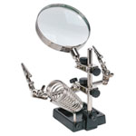 Sealey SD150H Mini Robot Soldering Stand with Magnifier & Iron Holder