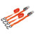 Sealey TD0540S2 Ratchet Tie Down 25mm x 4m Poly Webbing - S Hooks 500kg Pair