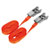 Sealey TD08045E Self-Securing Ratchet Tie Down 25mm x 4.5m 800kg Load - Pair