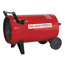 Sealey LP370 Space Warmer® Propane Heater 166,546-370,934Btu/hr 110/230V