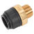 Sealey CAS28BSA 28mm x 1BSPT Brass Straight Adaptor