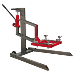 Sealey MCL500 Single Post Motorcycle Lift 450kg Capacity