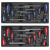 Sealey SPTCCOMBO1 Tool Chest Combi 14 Drawer BB Runners Blue & 1179pc Tool Kit