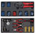 Sealey SPTCCOMBO1 Tool Chest Combi 14 Drawer BB Runners Blue & 1179pc Tool Kit