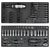 Sealey SPTCCOMBO1 Tool Chest Combi 14 Drawer BB Runners Blue & 1179pc Tool Kit