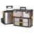Sealey AP855 Mobile Stainless Steel/Composite Tool Box - 3 Compartment