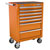 Sealey AP26479TO Rollcab 7 Drawer with Ball Bearing Runners - Orange