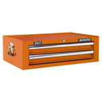 Sealey AP26029TO Add-On Chest 2 Drawer with Ball Bearing Runners - Orange
