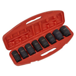 Sealey AK885 Impact Socket Set 8pc Deep 3/4Sq Drive Metric