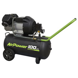 Sealey SAC10030VE Air Compressor 100L V-Twin Direct Drive 3hp