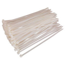 Sealey CT20048P100W Cable Ties 200 x 4.8mm White Pack Of 100