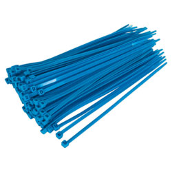 Sealey CT20048P100B Cable Ties 200 x 4.8mm Blue Pack Of 100